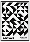 Plakat czarno biały bauhaus 21x30 cm