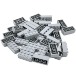 2x4 ehitusklotsid DIY Klassikalised loomingulised m&auml;nguasjad &Uuml;hilduvad suuremate kaubam&auml;rkidega 3001 Lahtised klotsid MOC m&auml;ngukomplekt Laste kingitus 100-300 t&uuml;kki 100pcs helehall v&auml;rv