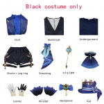 Furina Cosplay Kost&uuml;&uuml;m Furina De Fontaine Focalors Cospaly R&otilde;ivad M&uuml;tsiga Anime Comic Coni jaoks XXXL