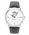 Baume & Mercier Classima Nahkrihm Avatud S&uuml;da H&otilde;bedane Tihvliga Automaatne M0A10524 Meeste K&auml;ekell