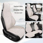 Universaalne nelja aastaaja hingav linane autopesa istmekate Front Single Seat + Backrest