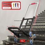 Kompaktne treppironija raskeveok&auml;ru: Kaasaskantav k&auml;ru pagasi h&otilde;lpsaks transportimiseks