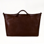 Kristallist k&ouml;&ouml;giviljaga pargitud nahast retro kott - Mitmek&uuml;lgne k&auml;ekott igap&auml;evaseks t&ouml;&ouml;le k&auml;imiseks 30x22x10 cm hallikas-pruun