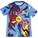 Nike Barcelona 2025-26 v&otilde;&otilde;rsiljam&auml;ngija versioon Logo Kirjaga &Uuml;mmarguse kaelusega L&uuml;hikeste varrukatega Jalgpallis&auml;rk Unisex topid FZ1338-413 M