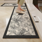 K&ouml;&ouml;gimatt PVC Nahast Jalapadjad Veekindel P&otilde;randavaip Kodukaunistus Luksuslik Pikk Vaip Libisemisvastane Pestav Alfombra De Cocina 45X120CM