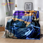 Joe Keery Steve Harrington Pehme Pl&uuml;&uuml;sist Tekk, Flanellist Tekk Visketekk Elutoa Magamistoa Voodi Diivani Pikniku Katteks Lastele 50x60in