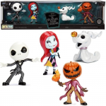 Figurines - Metalfigs - Halloween Town - Jack Skellington - Sally - Z&eacute;ro