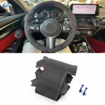 Auto seemisnahast roolikatte trimm BMW M Sport F10 F11 F12 F30 F32 F34 F20 F22 F48 F15 F16 F25 F26 punane sinine