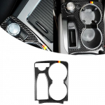 Best Car Water Cup Carbon Fiber Holder Panel cover For Mercedes-Benz GLK 2008-15