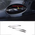 Silver Steel Outside Door Handle Cover trim For BMW Z4 2017-