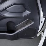 Carbon fiber Door Cup Holder Panel Trim Sticker For Nissan Frontier 2024-25