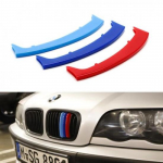 ///M-Colored Grille ert Trims For 99-01 BMW E46 3-Series 4DR w/ 10-Beam Grill