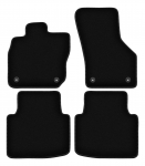 Dywaniki welurowe BASIC czarne do: Skoda Superb IV kombi, liftback (2023-)