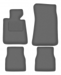 Dywaniki samochodowe welurowe grafitowe do: BMW 3 E30 Coupe (1982-1994)