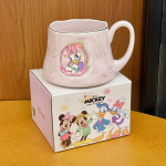 Multikas Mickey Minnie Keraamiline Kruus Armas Donald Duck Daisy Loov M&auml;rgikruus Majapidamise Piima Hommikus&ouml;&ouml;gikruus 370ml