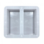 Telliskivi Kivi Vorm DIY Kivistamise Tsemendi Vorm 20x10cm Korduvkasutatav Betoonist Kivistamise Vorm Manuaalne Kasutus Telliskivi Kivi Vorm Aia Teed valge