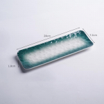 Jaapani stiilis sushitaldrik Keraamilised sushin&otilde;ud Sashimi suupisted Pikk taldrik Jaapani restoran Hotell Ristk&uuml;likukujuline n&otilde;ud N&otilde;ud