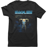 Eagles &Uuml;ks neist &ouml;&ouml;dest T&auml;iskasvanute Must L&uuml;hikeste Varrukatega T-s&auml;rk 70ndate Klassikalise Roki Vintage Stiilis Graafilised T-s&auml;rgid S mitmev&auml;rviline