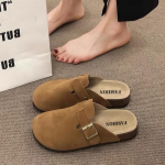 Pehme tallaga Birkenstocki naiste korterid s&uuml;giseks ja kevadiseks v&auml;ljas kandmiseks kodus kandmiseks poolpapud 36-37 (suitable for 3435 feet)