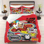 Marvel Spider-Man anime Kodu Magamistuba Mugavus P&otilde;hjamaade pol&uuml;estermaterjal sobib lastele ja t&auml;iskasvanutele 3-osaline komplekt EU Single(135*200cm)3pcs