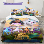 &Uuml;kssarviku Akadeemia Muster Voodipesu Tekikott Padjap&uuml;&uuml;r Kodu Dekoratsioon Kingitus (1 * tekikott + 2 * padjap&uuml;&uuml;r, ilma t&auml;idiseta) 220x240cm