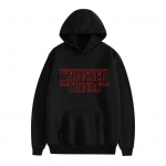 ZYLLO Stranger Things Hellfire Club Koletis Trendikas Prinditud Kapuutsiga S&auml;rk - Sobivad Pere- ja Paaride R&otilde;ivad Vabaaja Dressipluus XXS must