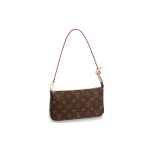Louis Vuitton Klassikaline Monogramm L&otilde;uend Nahkdetailidega &Otilde;lakott Naiste K&auml;ekotid Pruun M40712 Gift Set(Basic Set+Box+Shopping Bag)