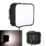 23*23 Pehmenduskast Difuusor Yongnuo Yn600l Ii Yn900 Yn300 Yn300 Iii Iv Yn160 Iii LED Video Valguspaneelile Kokkupandav Pehme Filter must