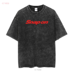 USA Snap On Tools T-s&auml;rk K&otilde;rge kvaliteet Palju v&auml;rve Suurused S 2XL vintage Pestud Hingav Kergelt vabaaja mees Mugav S black