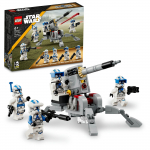 LEGO Star Wars 501. leegioni klooniv&auml;elase lahingupakett - M&auml;nguasi, ehitusklotsid, hariduslik m&auml;nguasi poistele ja t&uuml;drukutele, vanuses 6, 7, 8, 9, kosmoseteema, tootenumber 7