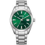 CITIZEN COLLECTION Mehaaniline PINE NEEDLE 10 ATM Veekindel Kell, 38mm, Roheline, L&auml;bipaistev Tagak&uuml;lg, Vastupidavus, Roheline, NB1051-56W, Meeste