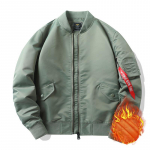 S&uuml;gis- ja talvine &uuml;ler&otilde;ivad Bomber Jacket Meeste lennujope 6XL