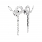 Swarovski Madu &Uuml;hev&auml;rvilised Pisarakujulised Kuupmeetrilised Tsirkooniumiga Rodiumiga Pinnatud K&otilde;rvar&otilde;ngad Naiste k&otilde;rvar&otilde;ngad H&otilde;be 5698891 Box+Shopping Bag (Random Color)