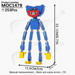 &Otilde;udusm&auml;ngude sari Pianosaurus Yarnaby Cat Backrooms MOC Loov Banban Koletis Ehitusklotside Mudel DIY Klotsid Laste Kingitused M&auml;nguasjad