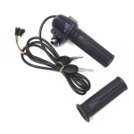 E-ratta t&auml;isp&ouml;&ouml;rdega gaasik&auml;epide koos aku n&auml;idikuga &Uuml;hilduv Ridstar Q20/Q20Lite/Q20Pro/H20/H26Pro/H20 Pro Elektrijalgrattaga 48