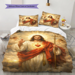 Jumalamuster Voodipesu Tekikott Komplekt Tekikoti Kate Padjap&uuml;&uuml;r Kodu Kaunistus S&uuml;nnip&auml;eva Kingitus (1 * tekikott + 2 * padjap&uuml;&uuml;ri, ilma s&uuml;damikuta) 135x200cm beige