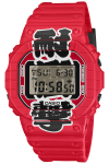 Valmistatud keskkonnas&otilde;bralikus punases v&auml;rvis [Casio] G-Shocki k&auml;ekell, Jaapan, Punane latern disain, Materjalid, DW-5600AKA-4JR, Meeste,