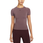Nike Universa Dri-FIT Naiste L&uuml;hikeste Varrukatega Top Taupe Burgundy Crush IO1272-502 M