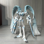 Anime Digimon Adventure Figuur Omegamon Armuline Režiim Tegevusfiguurid PVC Kuju Kogumismudel M&auml;nguasjad Kingitused 20cm/7.87in