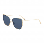 Dior Metal Mi B2U Liblikas Kassipilk P&auml;ikeseprillid Unisex p&auml;ikeseprillid MISDB2UXR-B0B0 Basic Packaging-Eyeglass Case+Box,63,Gold