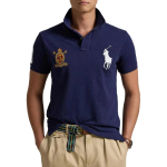 Polo Ralph Lauren Big Pony Puuvillane V&otilde;rklogo L&uuml;hikeste Varrukatega Polo S&auml;rk Klassikaline V&auml;ljaanne Meeste topid 710941831-001 XL black