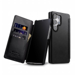 Melkco Ehtne Veisenahast &Uuml;mbris Samsung Galaxy S26 Ultra 5G S25Ultra jaoks, Premium &Otilde;livaha Nahast Vertikaalse Klapiga Telefonikate Galaxy S25 Ultra must
