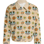 Adidas Originals Loose FW25 Monogram Allover Print Jakk Meeste JY2996 S beige