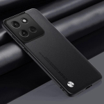 Luksuslik PU-nahast &uuml;mbris Motorola Moto G86 Power jaoks, tagumine kate, silikoonist, p&otilde;rutuskindel, t&auml;ielik kaitse, telefoni&uuml;mbris Motorola G86 5G jaoks Moto G86 Power must