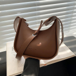 V&auml;ikese disainiga naiste must kott Lihtne Retro Crossbody kotid Luksuslikud Pu-nahast naiste k&auml;ekotid Pure Color Bucket &Otilde;lakott 25x7x21cm