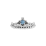 Pandora Disney Tuhkatriinu Sinine Kroon S&otilde;rmus Naiste s&otilde;rmus H&otilde;be 199191C01 Box,56