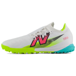 New Balance meeste FURON Pro TF V7+ Valge/Heleroheline/Must/Neoonroosa kunstmuruklubijalgpalli saapad SF1TH75 40