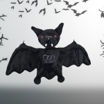 Uus 25cm Naljakas Ozzy Osbourne'i Nahkhiire Pehmem&auml;nguasi M&auml;ngu Animatsiooni &Uuml;mbrus K&otilde;rge Kvaliteediga Laste S&uuml;nnip&auml;evakingitus Hingedep&auml;eva Kingitus 25cm black