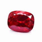 SERTIFITSEERITUD Looduslik Punane Rubiin 13 ct Padi L&otilde;ige Lahtine Kivi Pulmakingiks 13.7 mm Approx punane