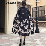 Jaapani naiste kimono jakk kardigan mantel Lucky Cat Yukata lahtised haori topid M